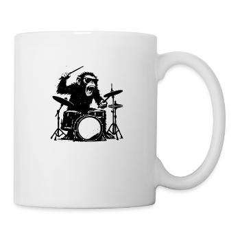 Wild Drum Monkey - Mug - white - Right
