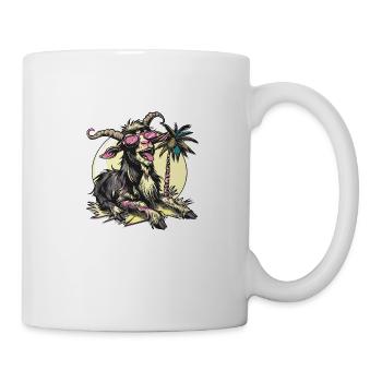 Mammut Insel Palme - Tasse - Weiß - Rechts