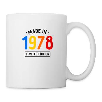 Made in 1978 - Limited Edition - Year of birth - Mug - white - Right