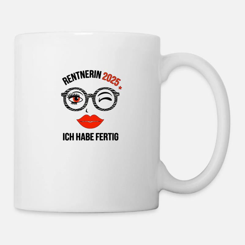 Officially retired in 2025 – I'm done! - Mug - white