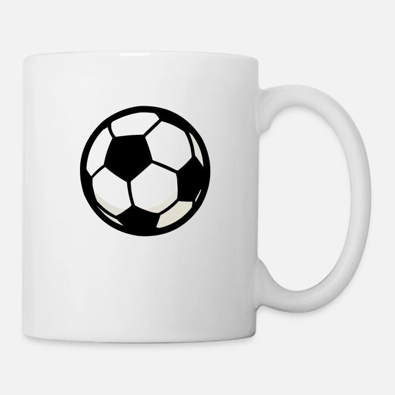 fussball - Tasse - Weiß