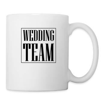 Wedding Team Hochzeit - Tasse - Weiß - Rechts