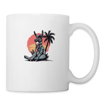 Donkey Summer Holiday - Mug - white - Right
