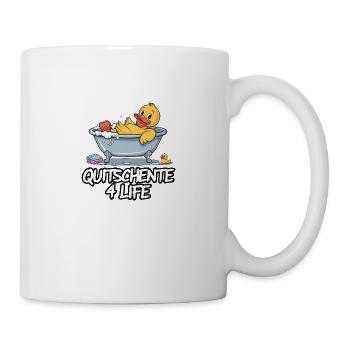 Rubber duck in the tub – Relax! - Mug - white - Right