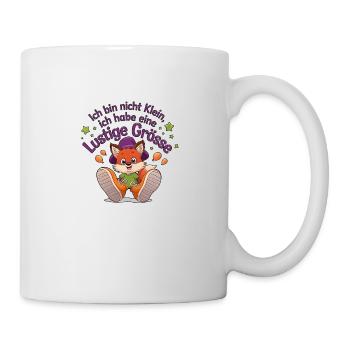 I'm not small – funny fox saying - Mug - white - Right