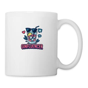 Ginfluencer - Tasse - Weiß - Rechts
