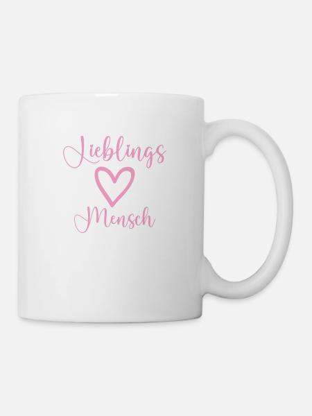 lieblingsmensch - Tasse - Weiß