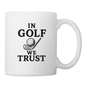 In Golf we trust 2  - Mug blanc - blanc - Droite