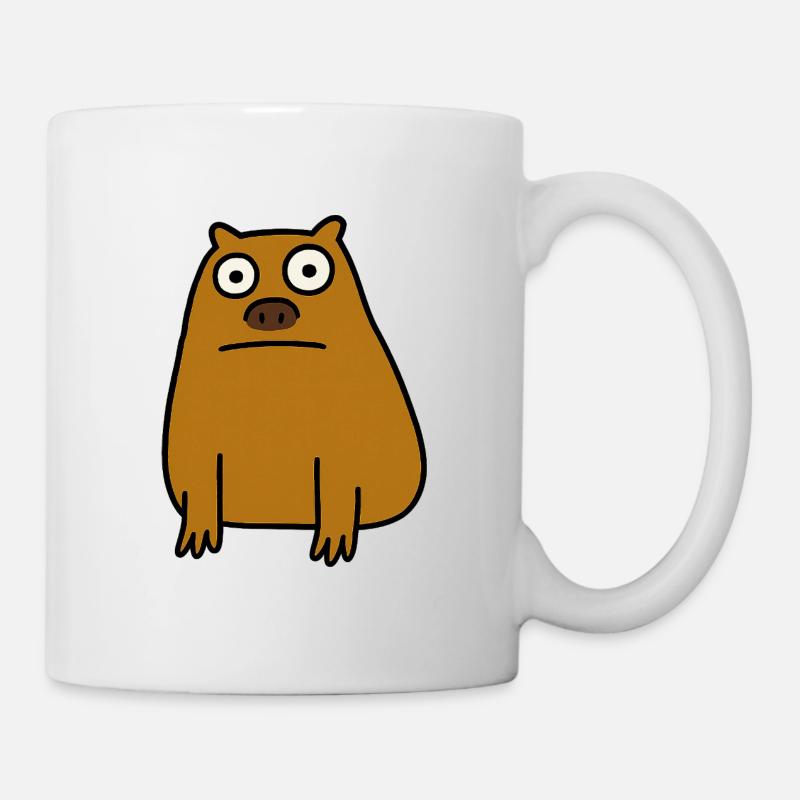 Capybara laide - Mug blanc - blanc