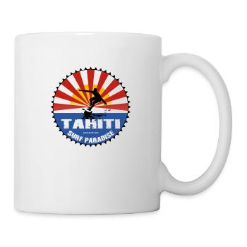surf tahiti - Mug - white - Right