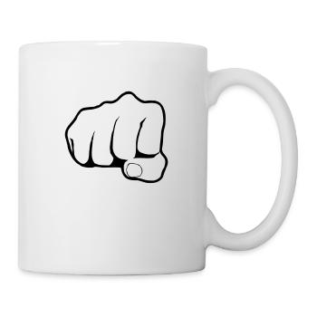Fist - Tasse - Weiß - Rechts