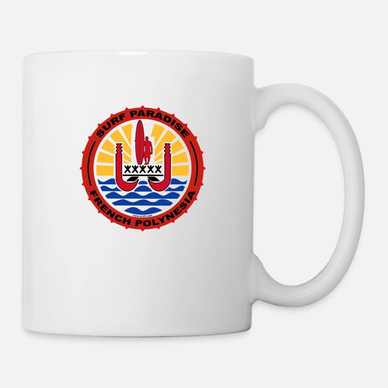 Tahiti Surf - Mug blanc - blanc