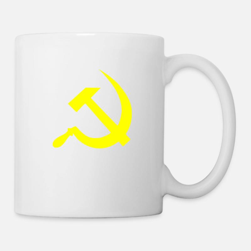 Sowjetische Hammer und Sichel - Tasse - Weiß
