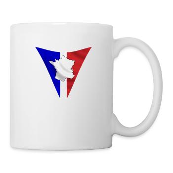 Frankreich - Tasse - Weiß - Rechts