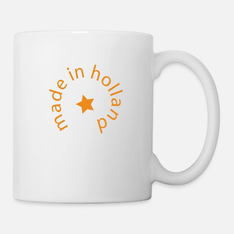 made in holland - Tasse - Weiß