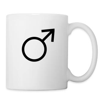 Male - Mug blanc - blanc - Droite