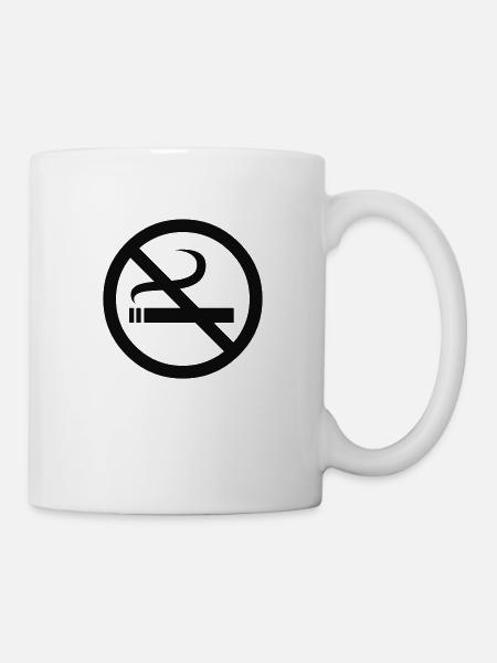 Rauchen Verboten - Tasse - Weiß