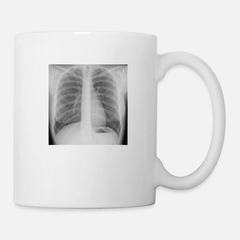 Lunge - Nichtraucher - Tasse - Weiß