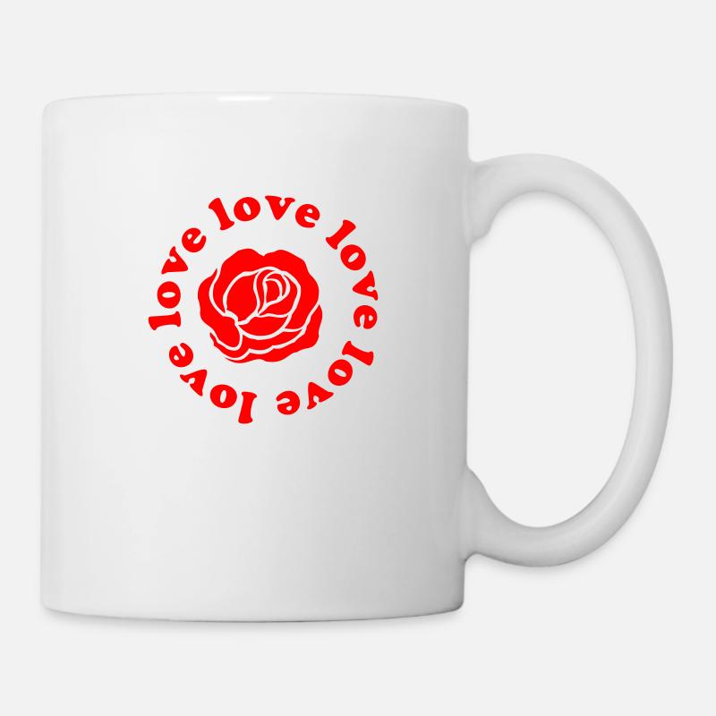 love_rose - Mug blanc - blanc