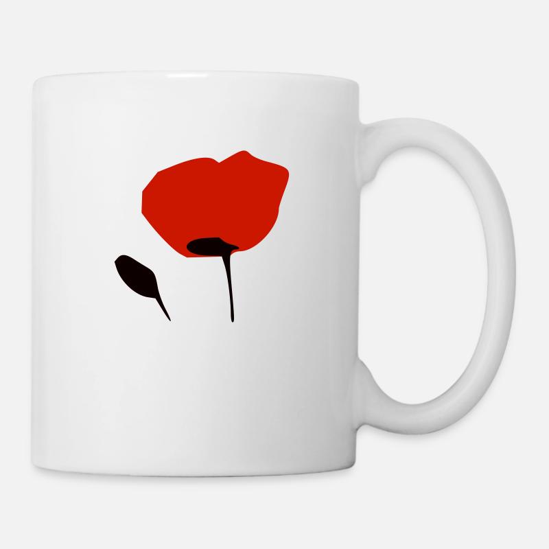 Blume - Tasse - Weiß