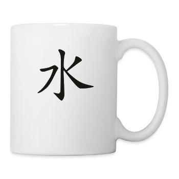 Wasser - Tasse - Weiß - Rechts