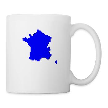 Frankreich - Tasse - Weiß - Rechts