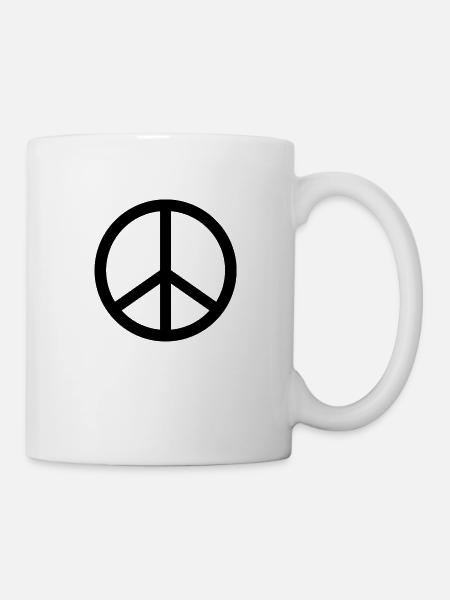 peace - Tasse - Weiß