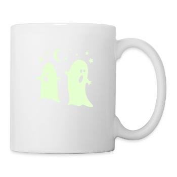 glow in the dark ghosts - Mug - white - Right