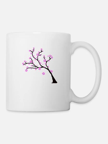 flowering tree - Mug - white