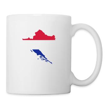 Kroatien - Tasse - Weiß - Rechts