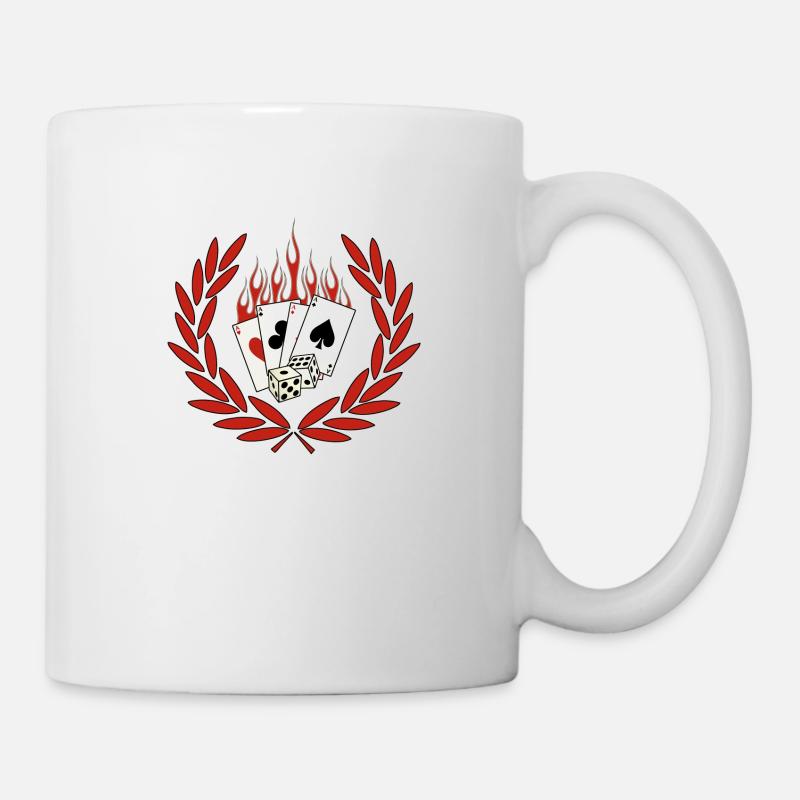 Poker number1 - Mug blanc - blanc
