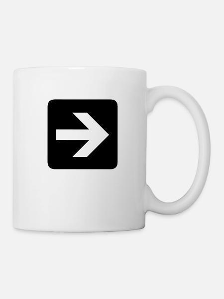 Arrow - Mug - white