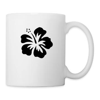 hibiskusblüte - Tasse - Weiß - Rechts