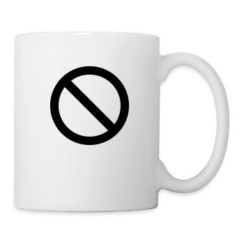 VERBOTEN!!!! - Tasse - Weiß - Rechts