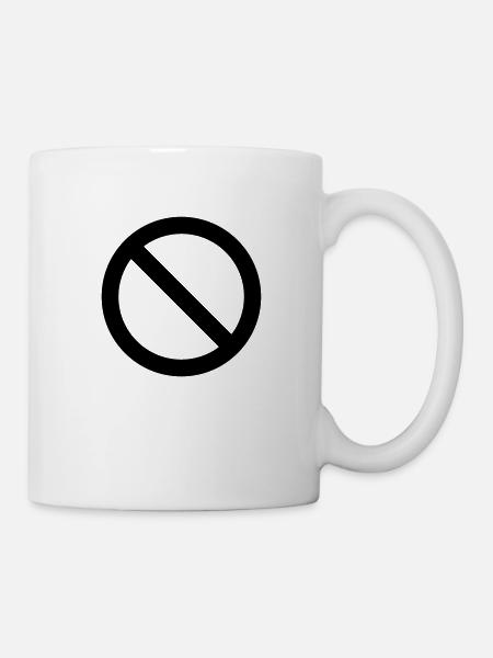 VERBOTEN!!!! - Tasse - Weiß