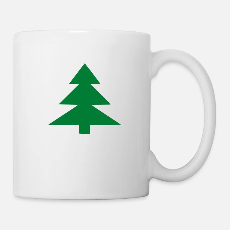Tannenbaum - Tasse - Weiß