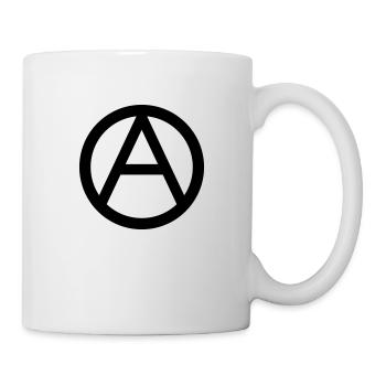 Anarchy symbol - Mug - white - Right