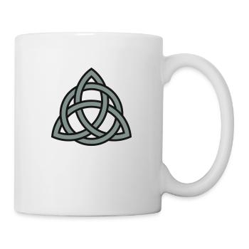 celtic trinity knot - Tasse - Weiß - Rechts
