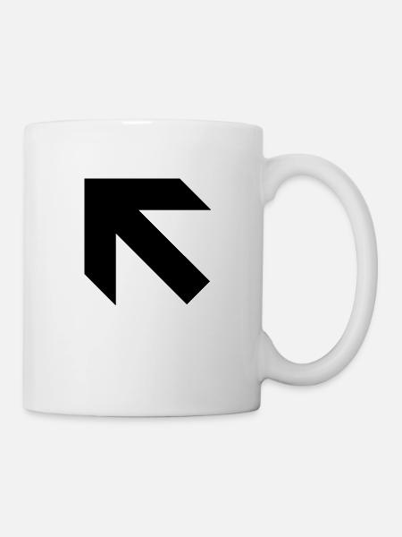Flèche - Mug blanc - blanc