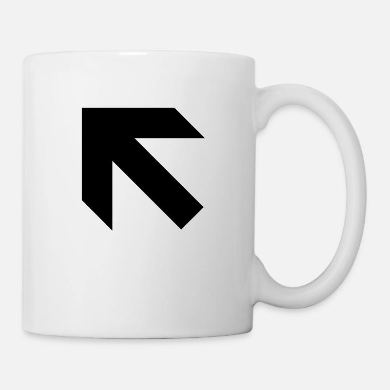 Flèche - Mug blanc - blanc