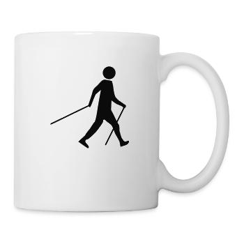 Nordic Walker - Wandern - Spazieren - Tasse - Weiß - Rechts