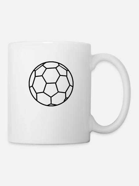Handball Ball - Tasse - Weiß