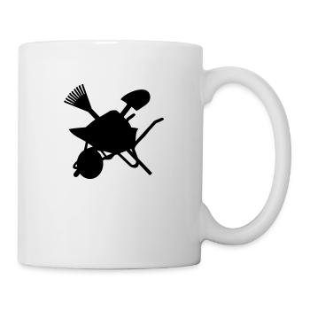 Gartenarbeit - Tasse - Weiß - Rechts