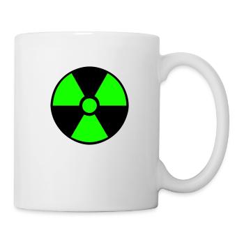 Symbole Nucléaire - Mug blanc - blanc - Droite
