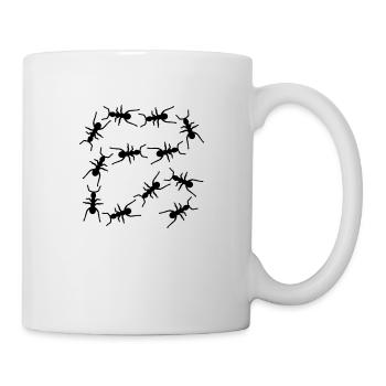 Fourmis - Mug blanc - blanc - Droite