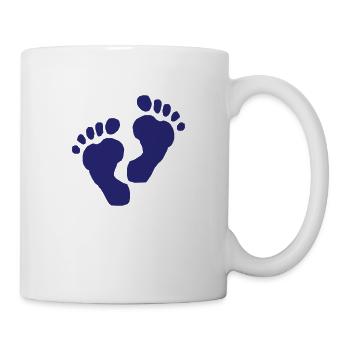 pieds - Mug blanc - blanc - Droite