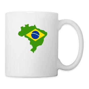 Brasilien - Tasse - Weiß - Rechts