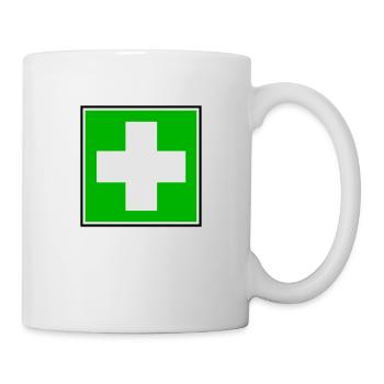 First Aid Cross - Mug - white - Right