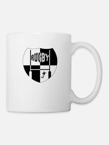 rugby - Mug blanc - blanc