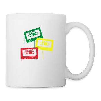 Roots, rock, reggae - Mug - white - Right